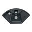 Villeroy&Boch Solo corner Zlewozmywak ceramiczny dwukomorowy CeramicPlus 107,5x60 cm narożny czarny Ebony 670801S5 - zdjęcie 1
