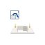 Villeroy&Boch Subway 45 Compact Zlewozmywak ceramiczny 1-komorowy lewy 65x51x22 cm z korkiem pop-up na równi z blatem z ociekaczem czarny Chromit 331202J0 - zdjęcie 4
