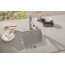 Villeroy&Boch Subway 45 SU Zlewozmywak ceramiczny 1-komorowy CeramicPlus 37,5x44 cm z korkiem pop-up podblatowy bez ociekacza kremowy Ivory 332402FU - zdjęcie 2