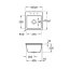 Villeroy&Boch Subway 45 XS Flat Zlewozmywak ceramiczny 1-komorowy CeramicPlus 44x47,5 cm z korkiem pop-up na równi z blatem bez ociekacza biały Stone White 67812FRW - zdjęcie 3