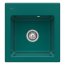Villeroy&Boch Subway 45 XS Zlewozmywak ceramiczny 1-komorowy CeramicPlus 47,5x51 cm do wbudowania, bez ociekacza, butelkowozielony Emerald 67810150 - zdjęcie 1