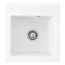 Villeroy&Boch Subway 45 XS Zlewozmywak ceramiczny 1-komorowy CeramicPlus 47,5x51 cm z korkiem pop-up do wbudowania bez ociekacza biały Snow White 678102KG - zdjęcie 1