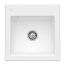 Villeroy&Boch Subway 50 S Flat Zlewozmywak ceramiczny 1-komorowy CeramicPlus 49x47,5 cm z korkiem pop-up na równi z blatem bez ociekacza biały Stone White 33152FRW - zdjęcie 1