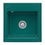 Villeroy&Boch Subway 50 S Zlewozmywak ceramiczny 1-komorowy CeramicPlus 52,5x51 cm do wbudowania, bez ociekacza, butelkowozielony Emerald 33150150 - zdjęcie 1