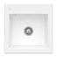 Villeroy&Boch Subway 50 S Zlewozmywak ceramiczny 1-komorowy CeramicPlus 52,5x51 cm z korkiem pop-up do wbudowania bez ociekacza biały Weiss Alpin 331502R1 - zdjęcie 1