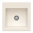 Villeroy&Boch Subway 50 S Zlewozmywak ceramiczny 1-komorowy CeramicPlus 52,5x51 cm z korkiem pop-up do wbudowania bez ociekacza kremowy Crema 331502KR - zdjęcie 1