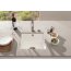 Villeroy&Boch Subway 50 SU Zlewozmywak ceramiczny 1-komorowy CeramicPlus 44x44 cm z korkiem pop-up podblatowy bez ociekacza jasnoszary Steam 332502SM - zdjęcie 2