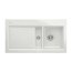 Villeroy&Boch Subway 50 Zlewozmywak ceramiczny 1,5-komorowy prawy CeramicPlus 91,5x51 cm do wbudowania, z ociekaczem, jasnoszary Steam 671301SM - zdjęcie 1