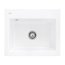 Villeroy&Boch Subway 60 S Flat Zlewozmywak ceramiczny 1-komorowy CeramicPlus 56,5x47,5 cm z korkiem pop-up na równi z blatem bez ociekacza biały Stone White 33092FRW - zdjęcie 1