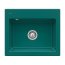 Villeroy&Boch Subway 60 S Zlewozmywak ceramiczny 1-komorowy CeramicPlus 60x51 cm do wbudowania, bez ociekacza, butelkowozielony Emerald 33090150 - zdjęcie 1
