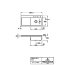 Villeroy&Boch Subway 60 XL Flat Zlewozmywak ceramiczny 1-komorowy prawy CeramicPlus 96,5x47,5 cm na równi z blatem, z ociekaczem, jasnobrązowy, drewniany Timber 67191FTR - zdjęcie 3