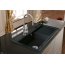 Villeroy&Boch Subway 60 XL Flat Zlewozmywak ceramiczny 1-komorowy prawy CeramicPlus 96,5x47,5 cm na równi z blatem, z ociekaczem, jasnobrązowy, drewniany Timber 67191FTR - zdjęcie 4