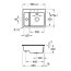 Villeroy&Boch Subway 60 XM Flat Zlewozmywak ceramiczny 1,5-komorowy CeramicPlus 58,5x47,5 cm z korkiem pop-up na równi z blatem bez ociekacza biały Stone White 67802FRW - zdjęcie 3