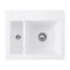 Villeroy&Boch Subway 60 XM Zlewozmywak ceramiczny 1,5-komorowy CeramicPlus 62x51 cm z korkiem pop-up do wbudowania bez ociekacza biały Stone White 678002RW - zdjęcie 1