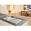 Villeroy&Boch Subway 60 Zlewozmywak ceramiczny 1,5-komorowy prawy CeramicPlus 100x51 cm z korkiem pop-up do wbudowania z ociekaczem kremowy Ivory 671202FU - zdjęcie 4