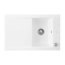Villeroy&Boch Timeline 45 Zlewozmywak ceramiczny 1-komorowy CeramicPlus 80x51 cm do wbudowania, z ociekaczem, biały Stone White 679101RW - zdjęcie 1