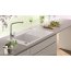 Villeroy&Boch Timeline 45 Zlewozmywak ceramiczny 1-komorowy CeramicPlus 80x51 cm do wbudowania, z ociekaczem, biały Stone White 679101RW - zdjęcie 2