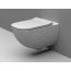 Vitalle Palo Zestaw Toaleta WC 54x34,7 cm bez kołnierza + deska wolnoopadająca biała A34H137000 - zdjęcie 5