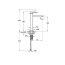 Vitra Origin Bateria umywalkowa wysoka chrom A42557 - zdjęcie 2