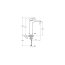 Vitra Root R Bateria umywalkowa wysoka czarny mat A4270736EXP - zdjęcie 2