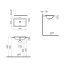 Vitra S20 Umywalka wpuszczana w blat 55x37x16,5 cm, biała 5475B003-0642 - zdjęcie 4
