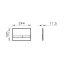 Vitra Select Przycisk WC czarny/chrom 740-1101 - zdjęcie 2