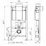 Werit/Jomo JomoTech Stelaż WC niski 98 cm 174-91200000-00/103-000000020 - zdjęcie 2