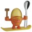 WMF Mc Edition Kieliszek na jajko z łyżeczką 5,4x11 cm pomarańczowy 0616687450 - zdjęcie 1