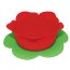 Zak Designs Durszlak 23 cm, czerwony/zielony 1576-A851 - zdjęcie 1