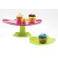 Zak Designs Patera na ciasta 33x33x11,5 cm, różowa/zielona 1701-N950 - zdjęcie 2