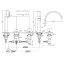 Zucchetti Isyfresh Bateria wannowa 5-otworowa chrom ZD5443 - zdjęcie 2