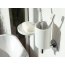 Zucchetti Pan Ceramiczna mydelniczka ścienna, biały matowy, gofrowany ZAC610.W1 - zdjęcie 5