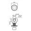 Zucchetti Savoir Przełącznik wannowo-prysznicowy podtynkowy chrom Z94550 - zdjęcie 2