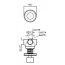 Zucchetti Savoir Przełącznik wannowo-prysznicowy podtynkowy chrom Z94555 - zdjęcie 2
