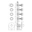 Zucchetti Savoir Termostatyczna bateria prysznicowa podtynkowa chrom/biały ZSA097.CW - zdjęcie 3