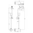 Zucchetti Closer Deszczownica z dwoma ruchomymi ramionami czarna soft touch Z94250.N7 - zdjęcie 3