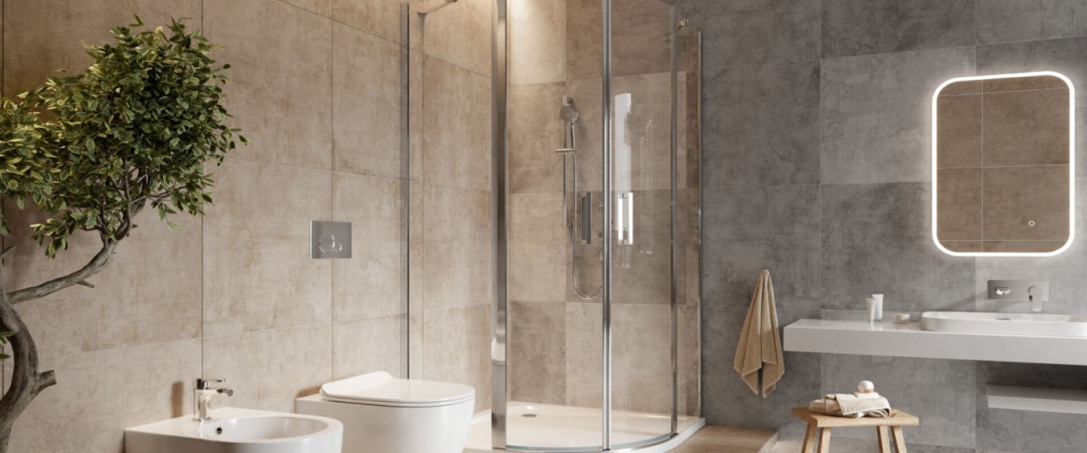 Excellent Mazo Kabina prysznicowa półokrągła