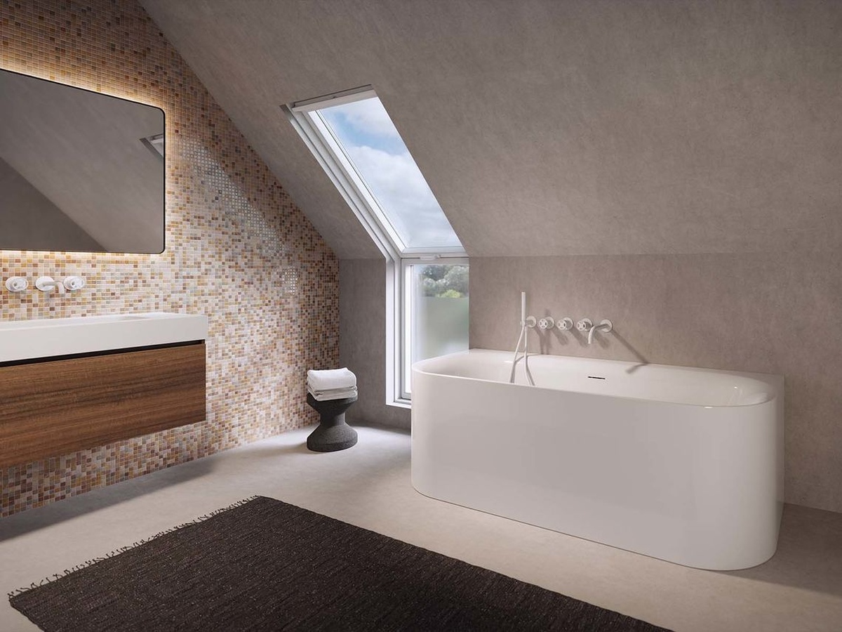 Riho Devotion Wanna przyścienna biała