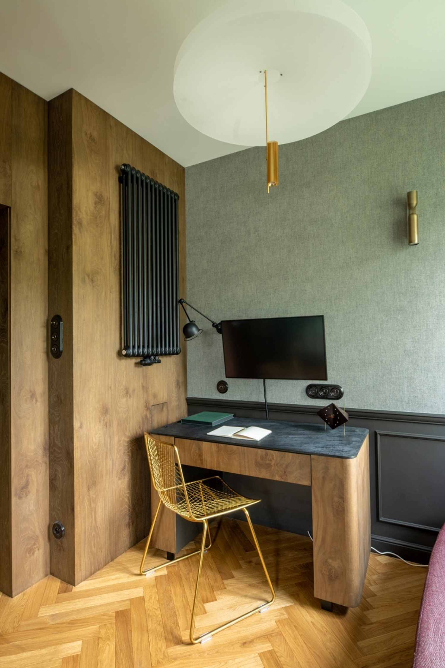 Home office, przegroda Mag Haus, światło