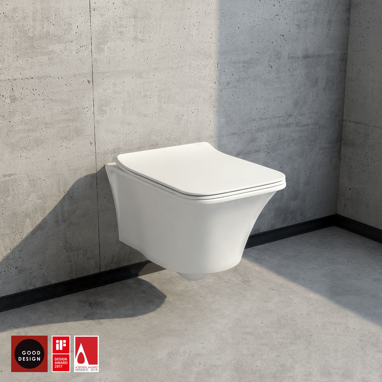 Cerastyle Ibiza Toalety Muszle Klozetowe, Cerastyle Ibiza WC Bezkołnierzowa, Cerastyle Ibiza Bidety, Cerastyle Toalety WC Wiszaca - lazienkarium.pl Cerastyle Ibiza - umywalki wpuszczane w blat i Miski WC podwieszane - lazienkarium.pl