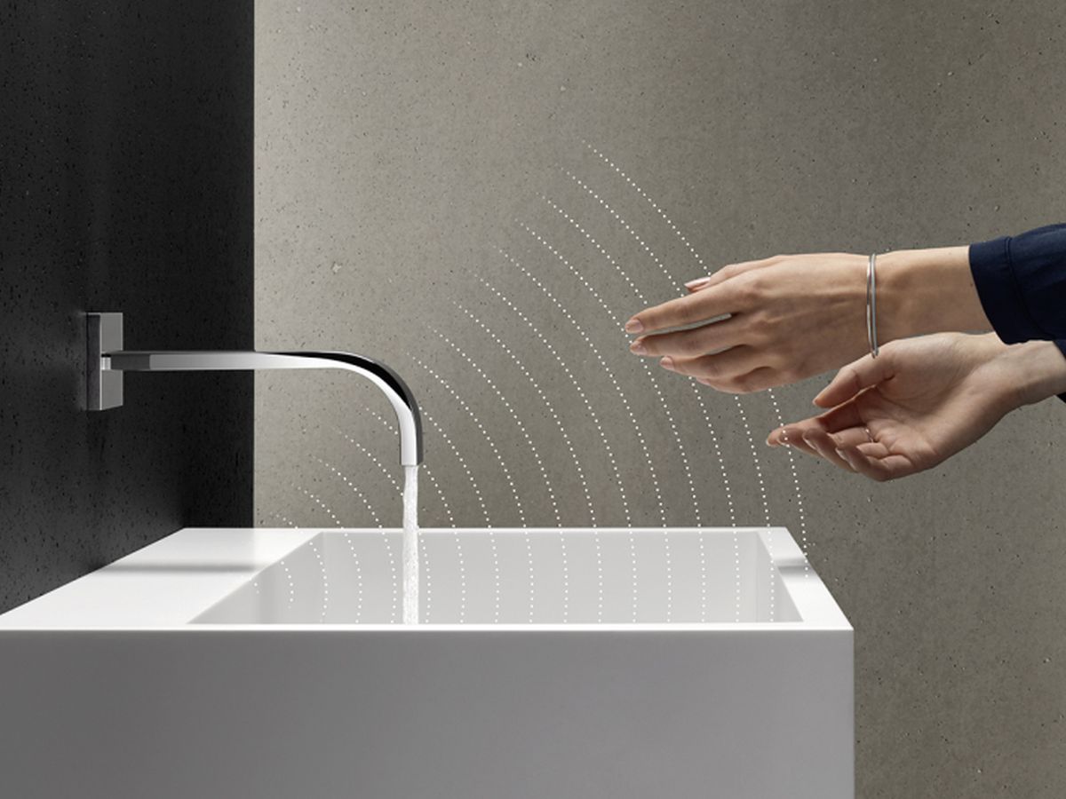 bateria bezdotykowa, dornbracht touchfree