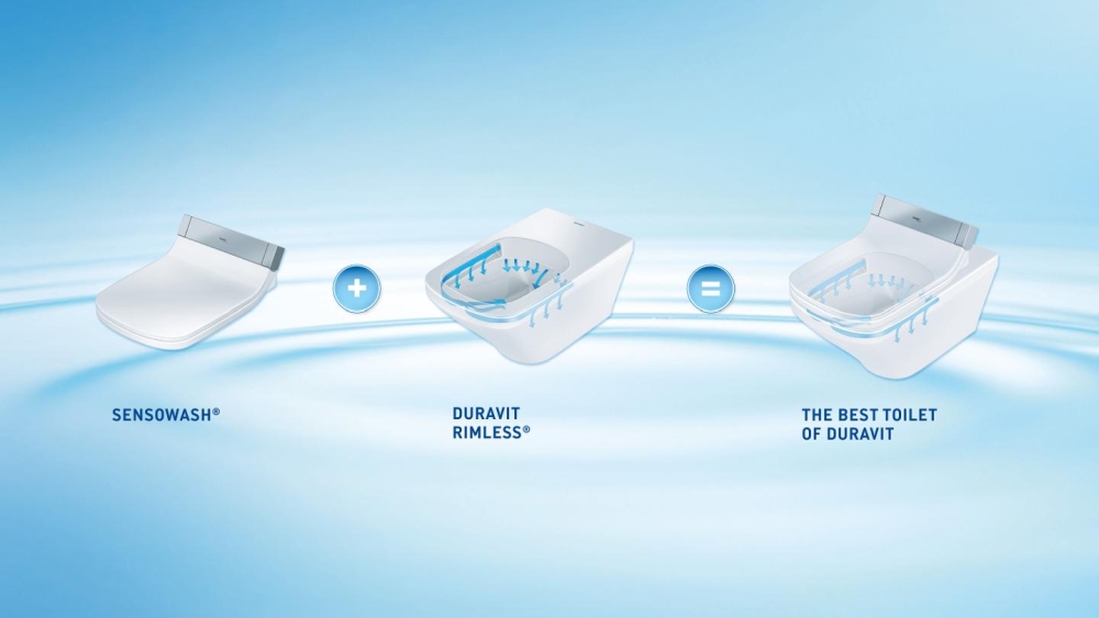 Miska WC Duravit Rimless- lazienkarium.pl duravit rimless toaleta bezrantowa, duravit rimless toaleta bezkołnierzowa, duravit rimless toaleta bez kołnierza
