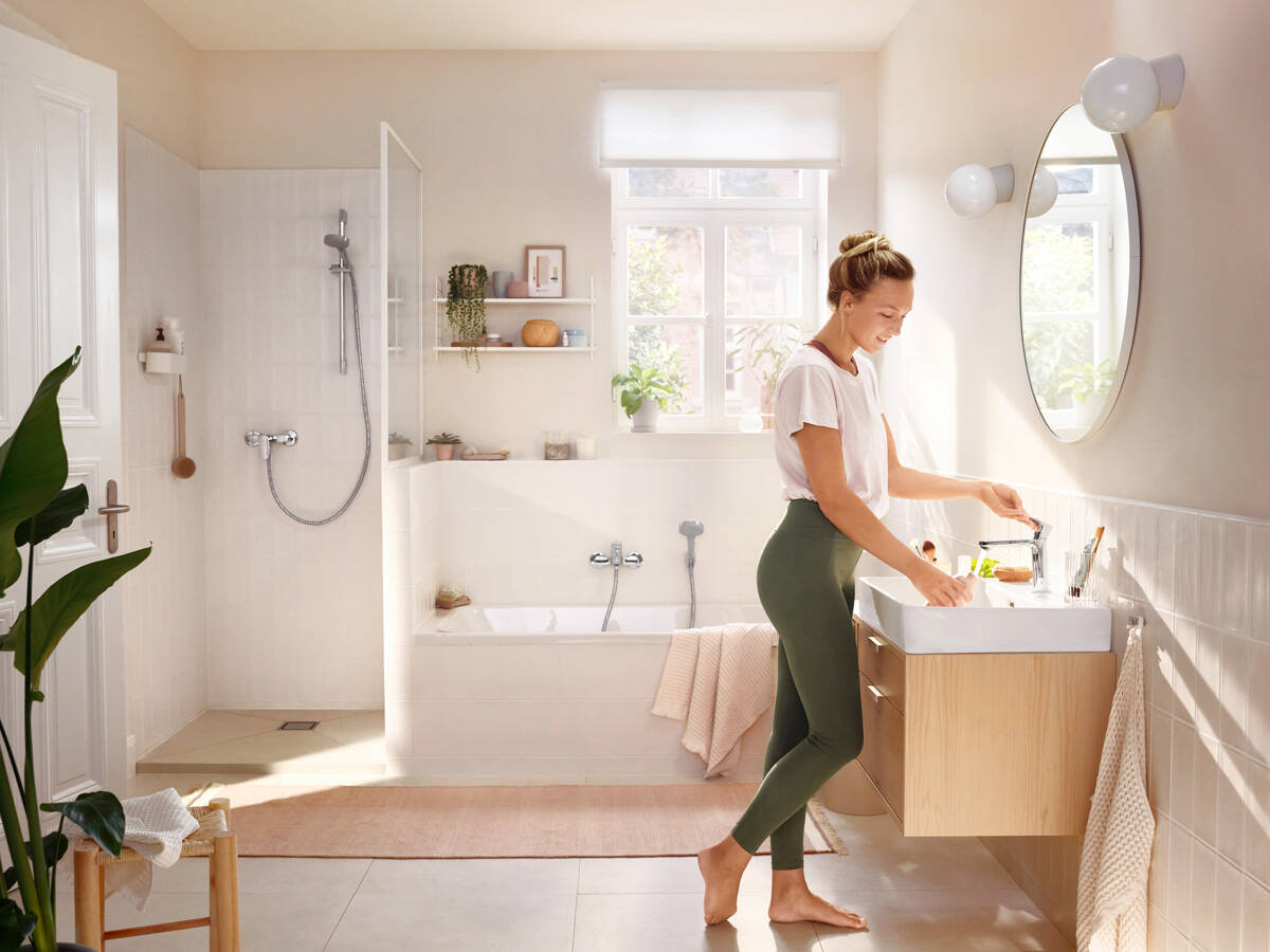Aranżacja łazienkai z Hansgrohe Rebris - www.Łazienkarium.pl Hansgrohe rebris, Hansgrohe rebris s, Hansgrohe rebris E