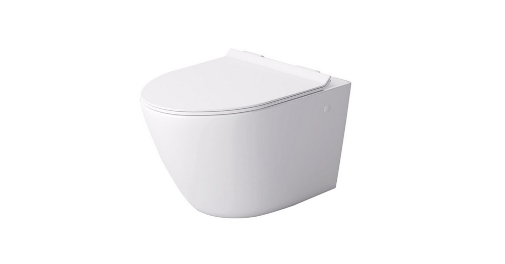 Massi Decos Slim toaleta WC podwieszana rimless bez kołnierza z deską wolnoopadającą biała MSM-0003SLIM wyposażenie łazienek lazienkarium.pl