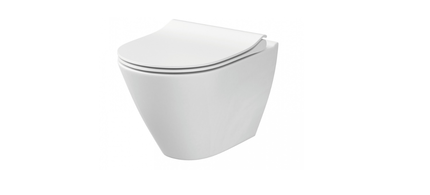 Cersanit City Oval miska WC i deska wolnoopadająca - www.Łazienkarium.pl miska WC wisząca z deską wolnoopadającą, miska WC bez kołnierza z deską wolnoopadającą, miska WC podwieszana z deską wolnoopadającą