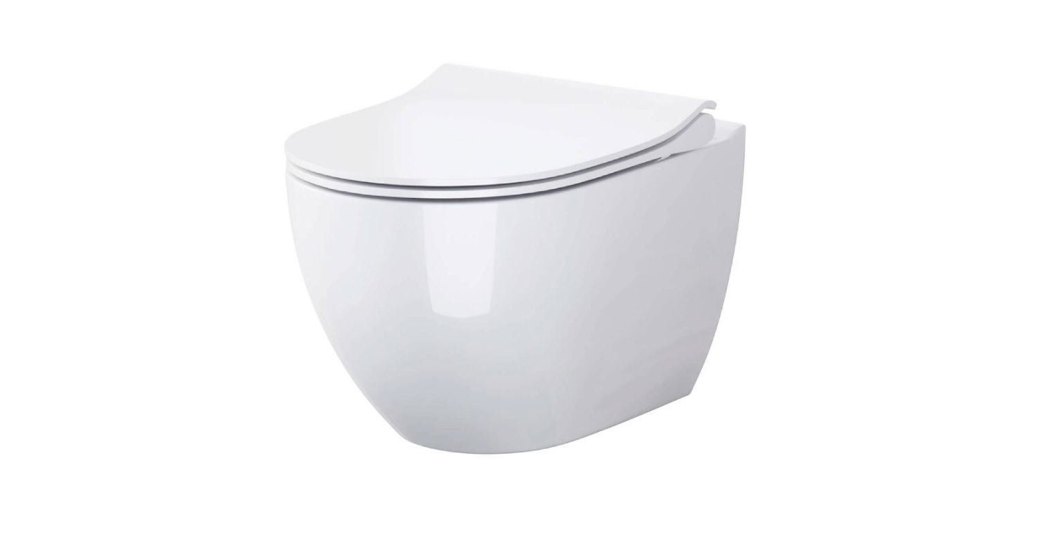Cersanit Zen miska WC bez kołnierza z deską wolnoopadającą - www.Łazienkarium.pl miska WC wisząca z deską wolnoopadającą,miska WC bez kołnierza z deską wolnoopadającą, miska WC podwieszana z deską wolnoopadającą