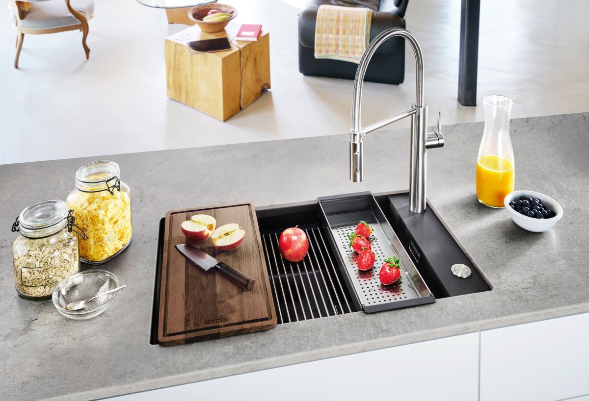 Franke Kanon Zlewozmywak granitowy jednokomorowy onyx