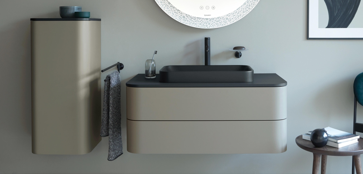 Duravit Happy D.2 Umywalka meblowa antrycytowa mat