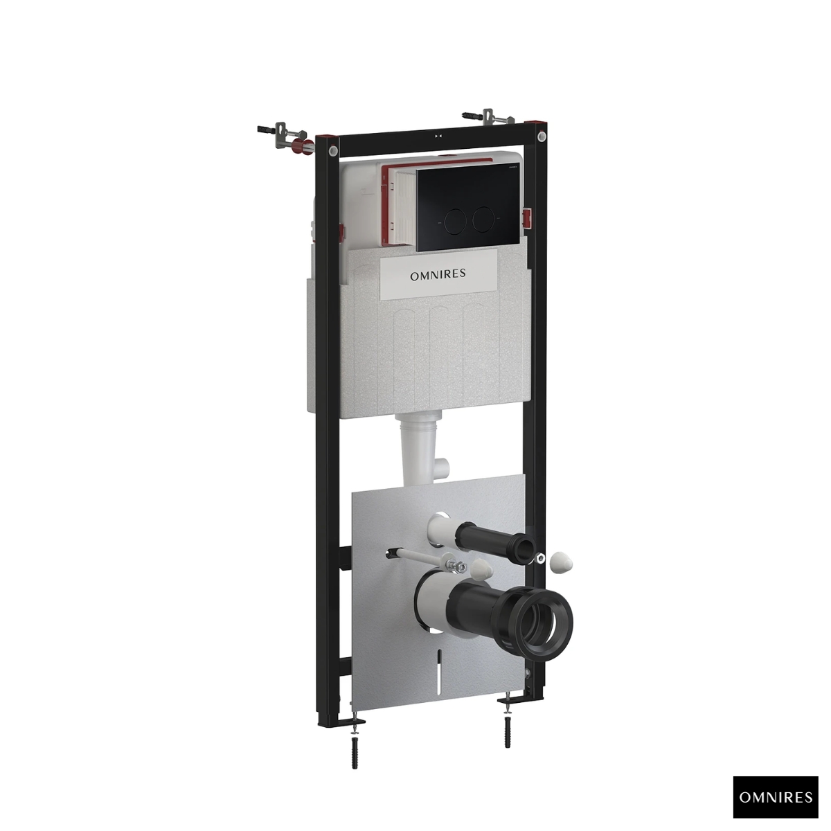 OMNIRES STRONGFRAME Stelaż WC podtynkowy czarny
