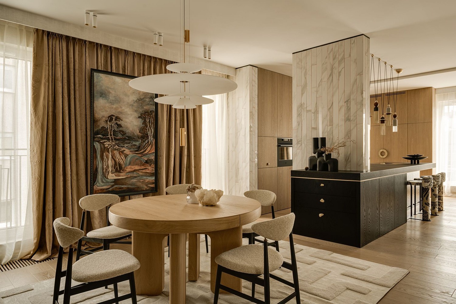 Salon, biokominek, design PAP Deco